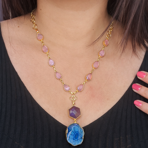 Druzy-B Statement Necklace