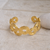 Ripple Gold Adjustable Cuff
