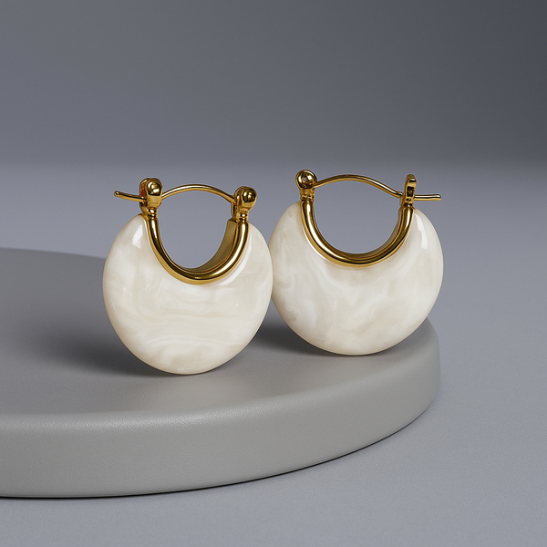 Lunar Glass hoops