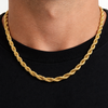 Gold Plated Rope Chain For Men