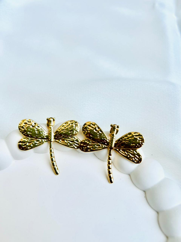 DracoFly Earings-18K Gold Plated & Waterproof