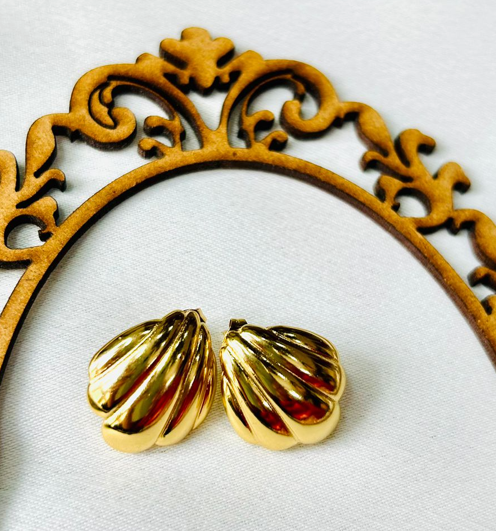 Seashell Earings-18K Gold Plated & Waterproof