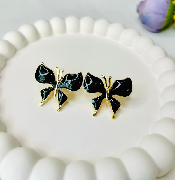 Butterfly studs - 18K Gold Plated & Waterproof