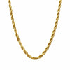Gold Plated Rope Chain For Men