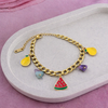Fruity colorful adjustable charms