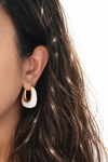 Ivory Resin U shape Hoops