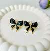 Butterfly studs - 18K Gold Plated & Waterproof