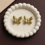 Baby Butterfly Studs-18K Gold Plated & Waterproof