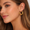 Curved Gold Hoops