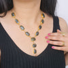 Queen Statement Natural stone Necklace