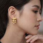 Gold Layered stud Earring