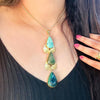 Green Aura Gemstone Necklace